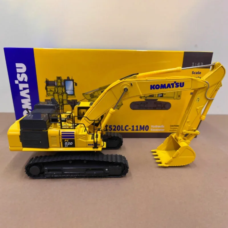 KOMATSU Diecast Alloy 1:43 Scale PC200-11M0 Excavator Construction Vehicle Model Adult Classic Toy Souvenir Gifts Static Display