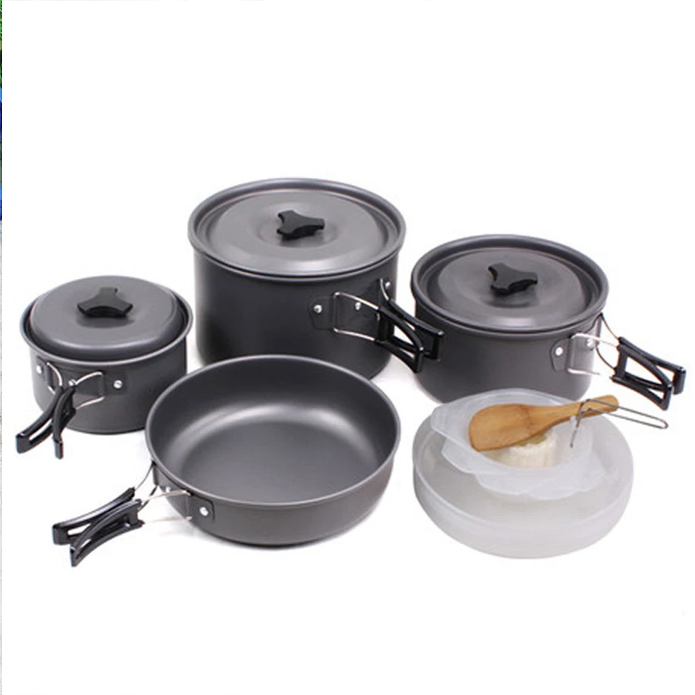 

Picnic Pan Set Lightweight Cookware Camping Cooking Portable Multi-functional Kit