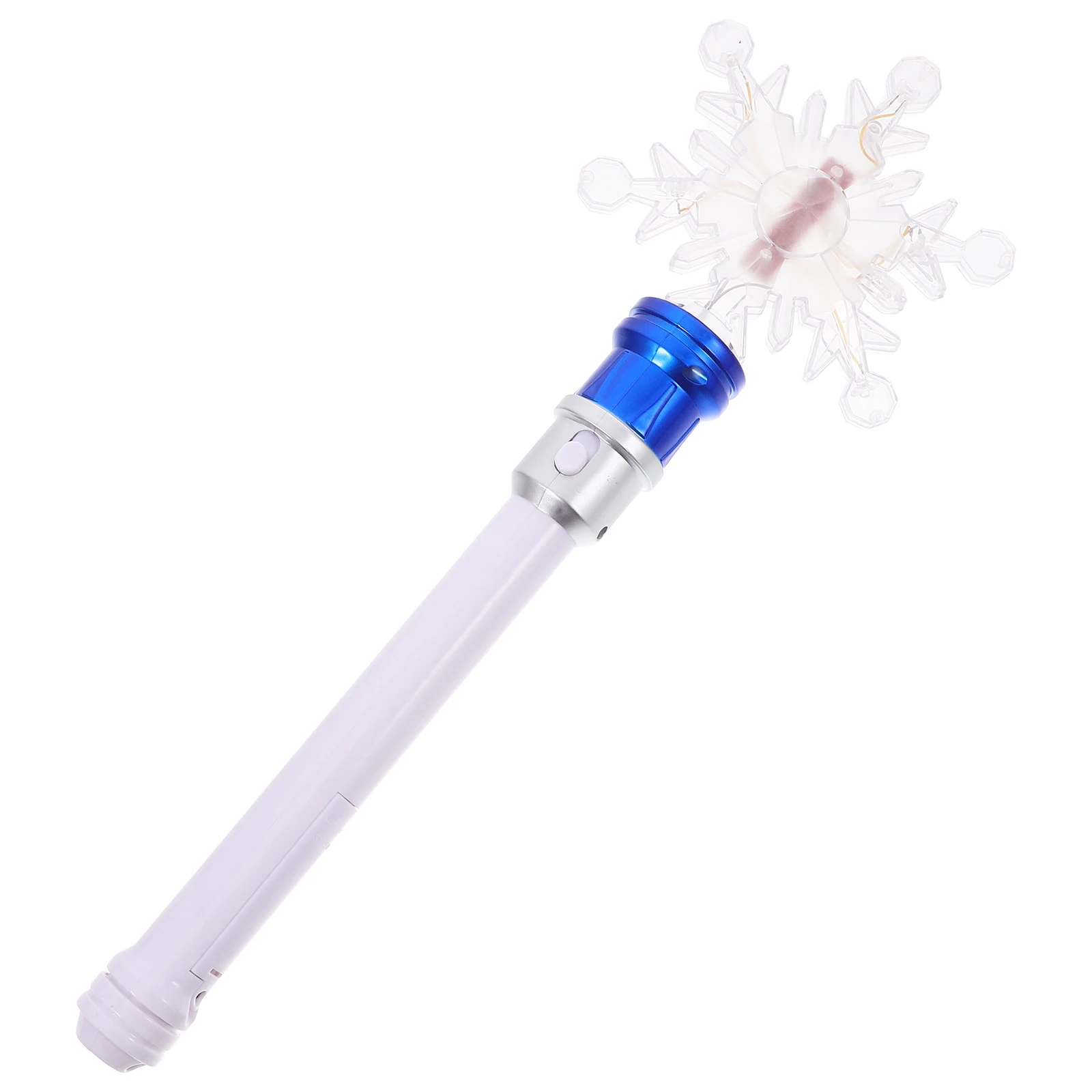 

Rotating Glowing Snowflake Light Up Fairy For Party Concert Cosplay Stage Performance Event Snowflake Fairy Wand Luminous Light