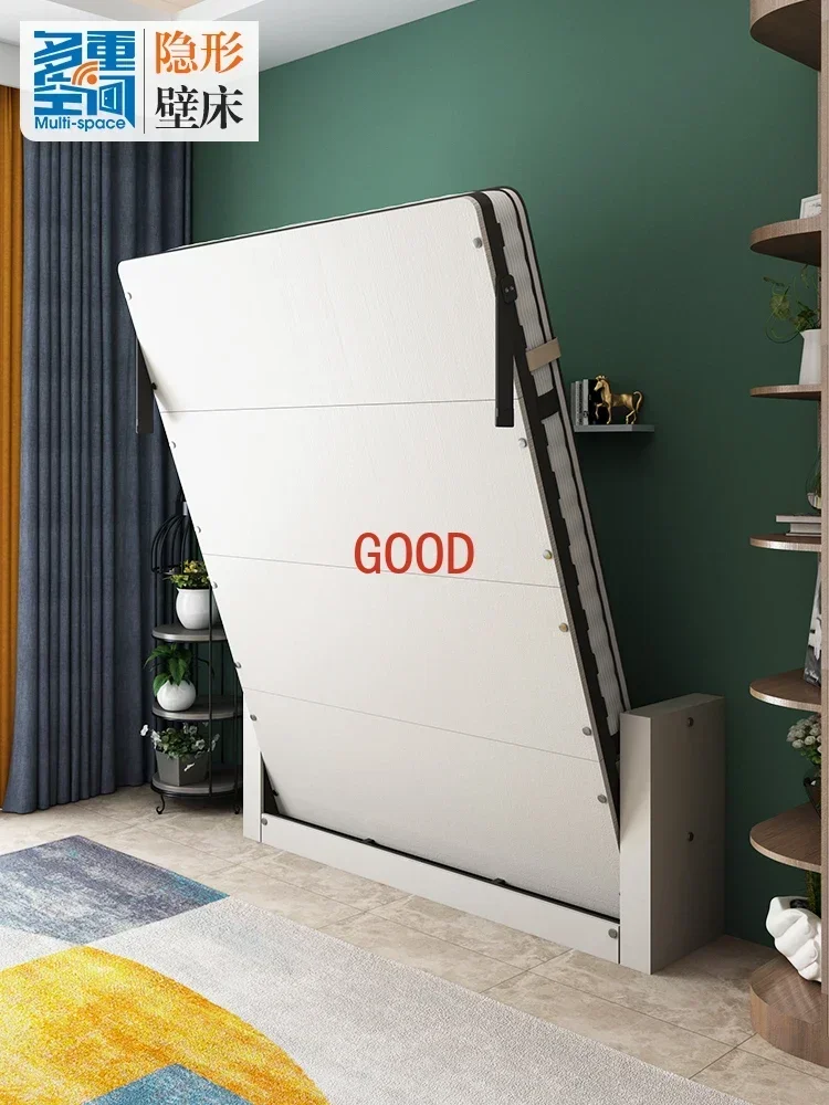 Cama de pared multifuncional, cama plegable Easy Flip Murphy