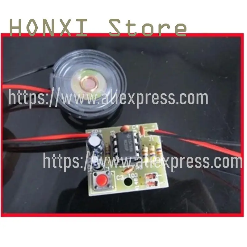 2PCS DIY production bulk, NE555 ding dong doorbell suite NE555 doorbell suite digital doorbell production suite