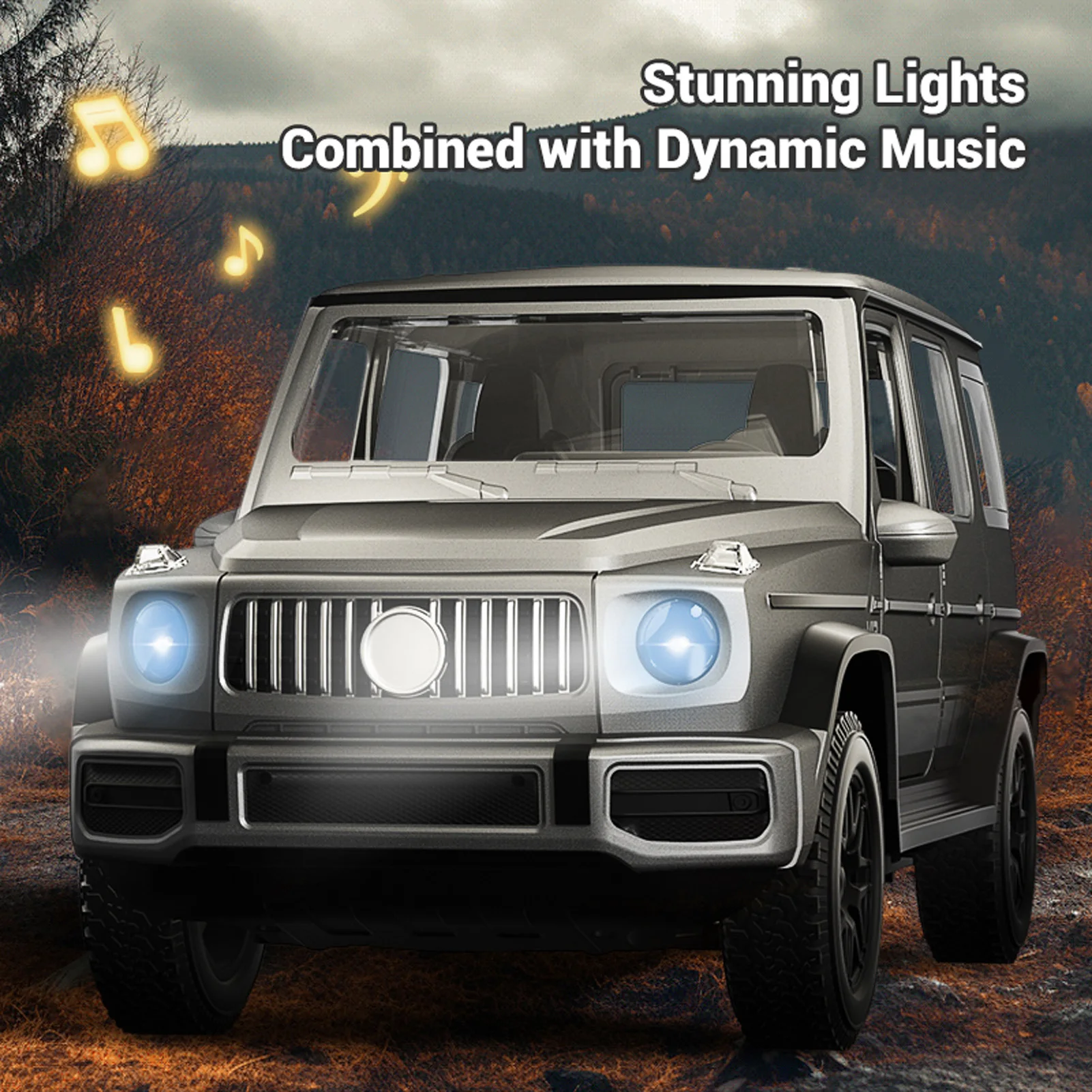 RC Off Road Auto Afstandsbediening Off Road Voertuig Gebaardetectie 2,4 GHz Simulatie Inductie RC Auto met Verlichting Muziek voor kinderen