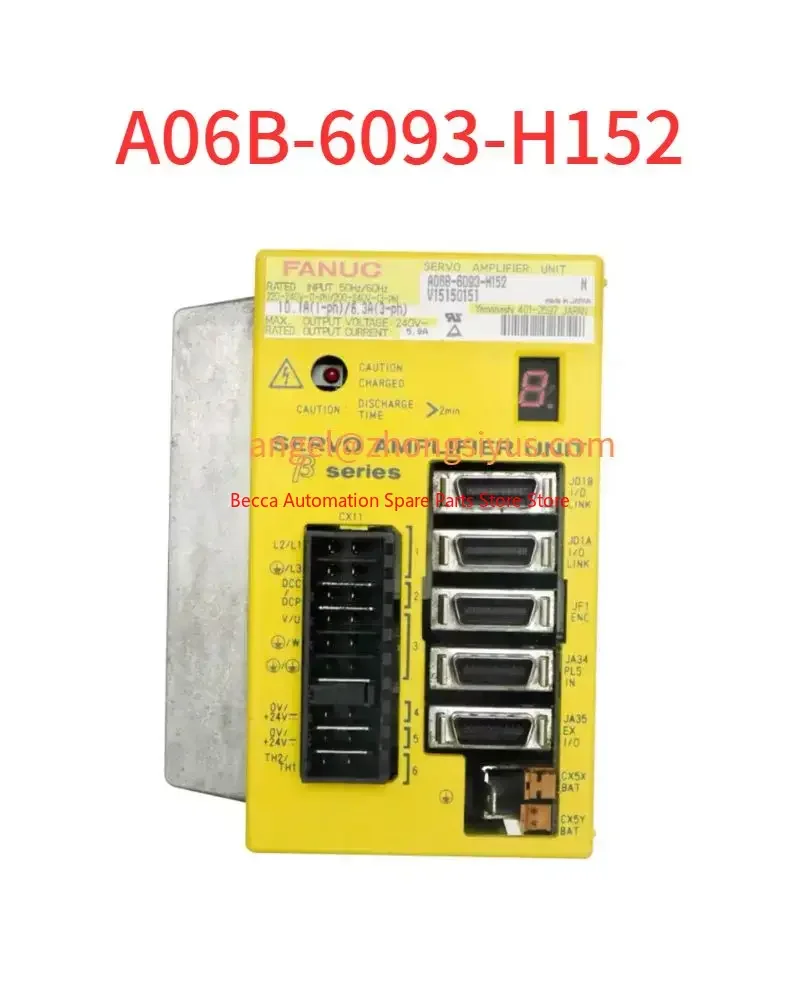 

A06B-6093-H152 Servo Drive Amplifier Unit For CNC System ControllerFunctional testing is fine