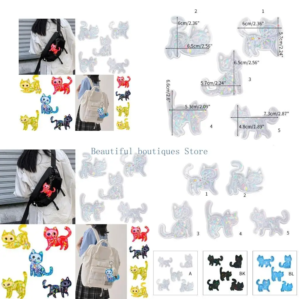 

U4LF Shaped Mold for DIY Wind Keychains Earring Pendant