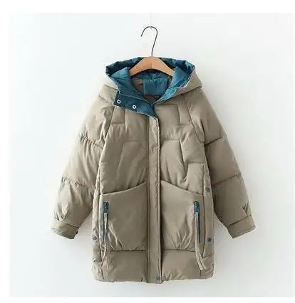 2024 Women Winter Warm Thick Hooded Cotton Down Jacket Newest Long Padded Parka For Women Oversize 3XL Winter Loose Cotton Coat