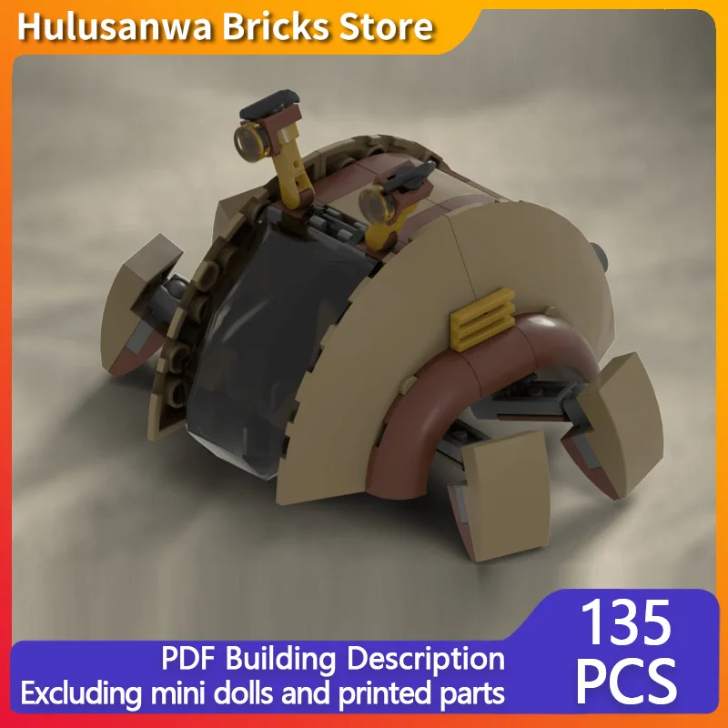 

Desert Track Vehicle Model MOC Building Bricks War Equipment Modular Technology Gifts Holiday Assemble Children Toys Suit