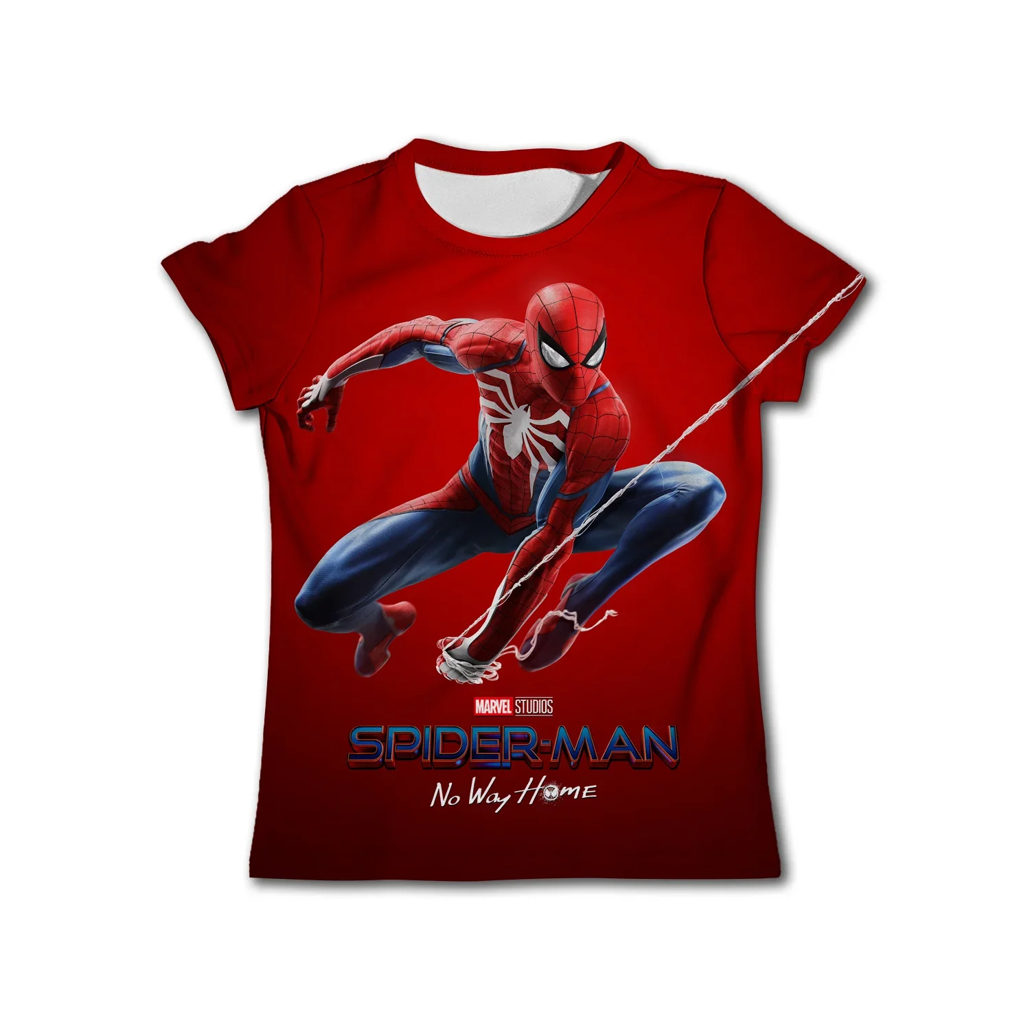 Miniso Superhero Hulk Boys Clothing Children's T-shirt Spider Man T-shirt Children's Top Summer Quick Drying Short Sleeved