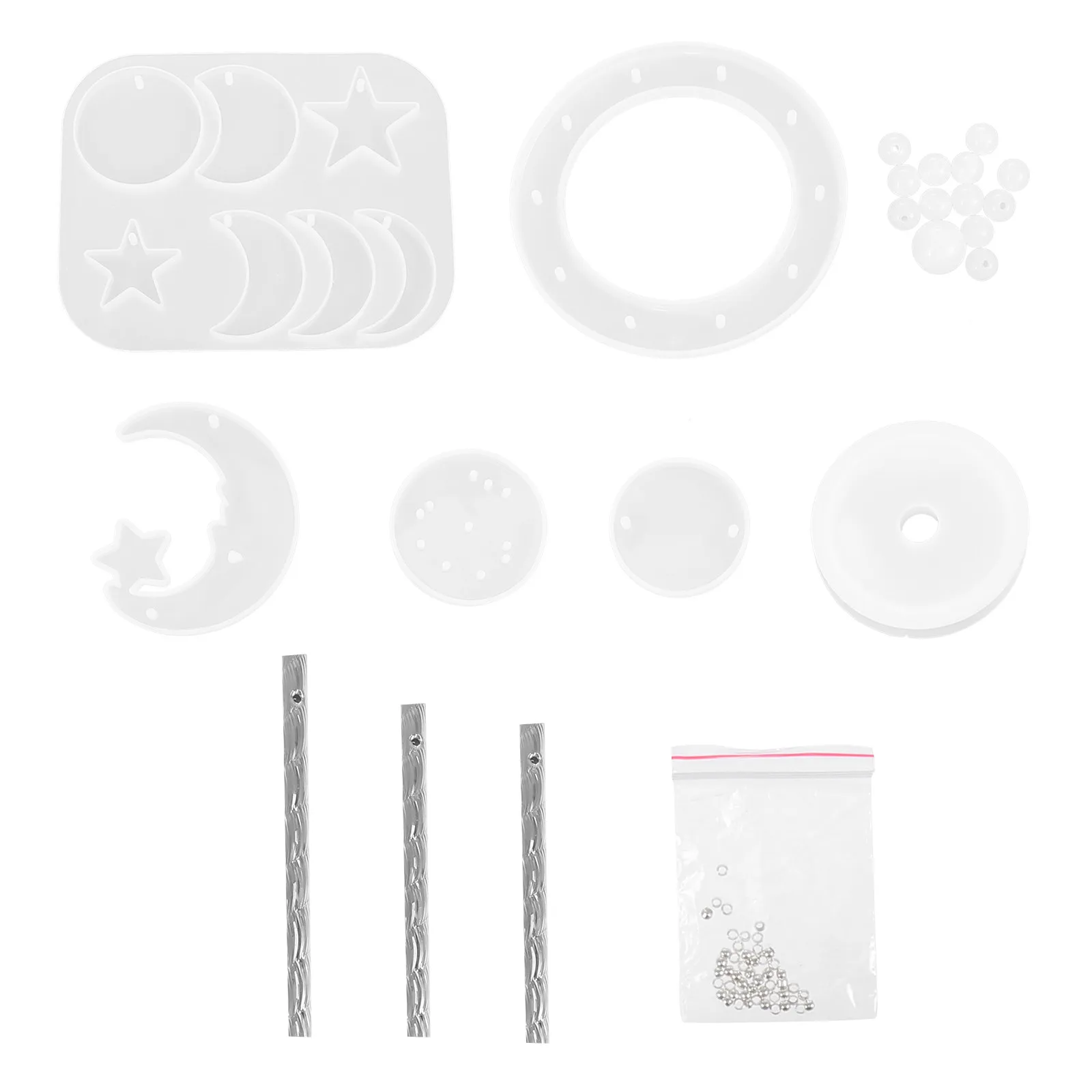 

Набор из 1 силиконовой формы для ветряных колокольчиков, гибкая форма для эпоксидных подвесок, для подвесного декора, рукоделия, изделий из смолы, художественных принадлежностей