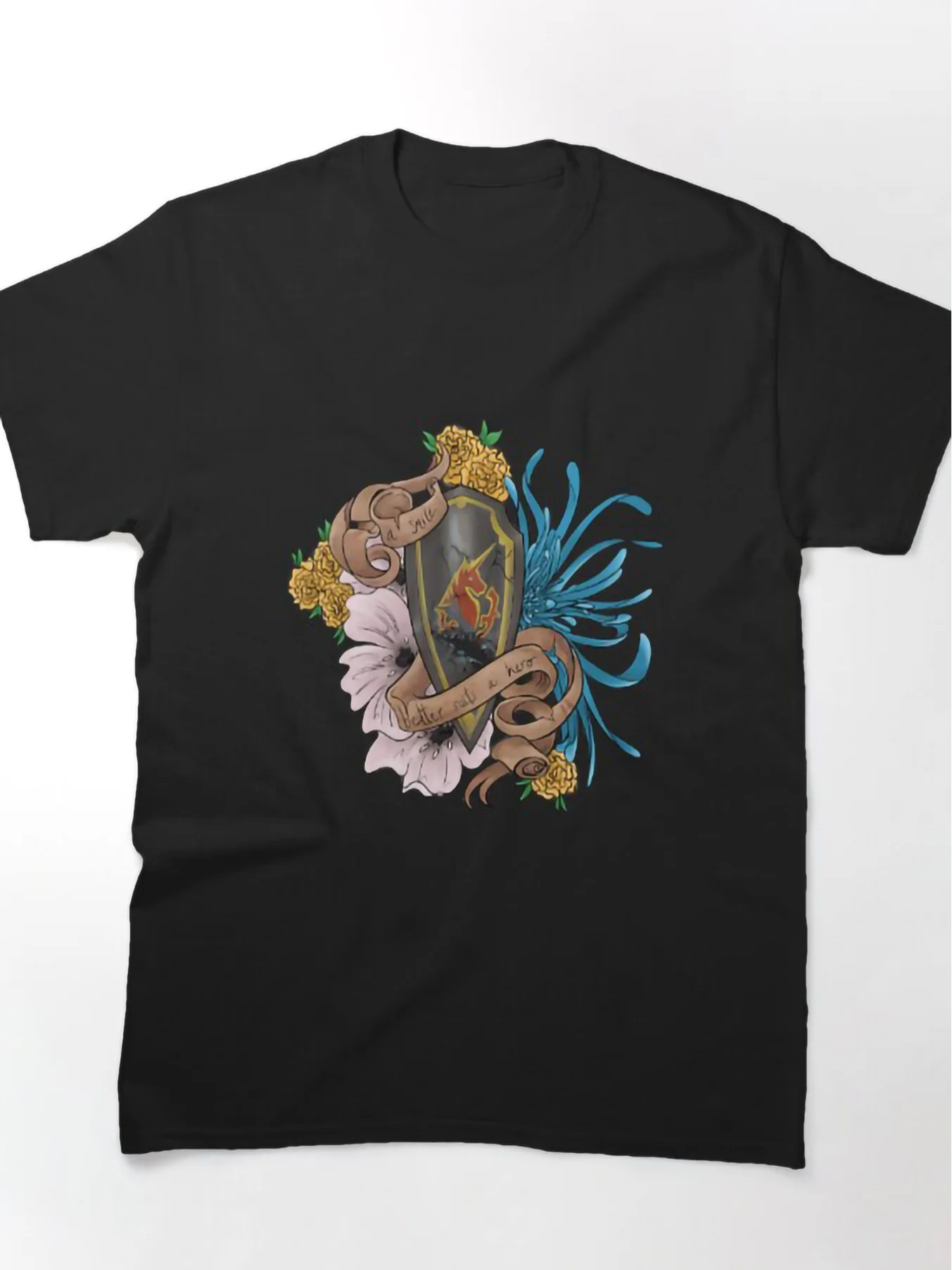 

Классическая футболка Hero, мужская футболка, повседневный удобный топ с короткими рукавами и круглым вырезом