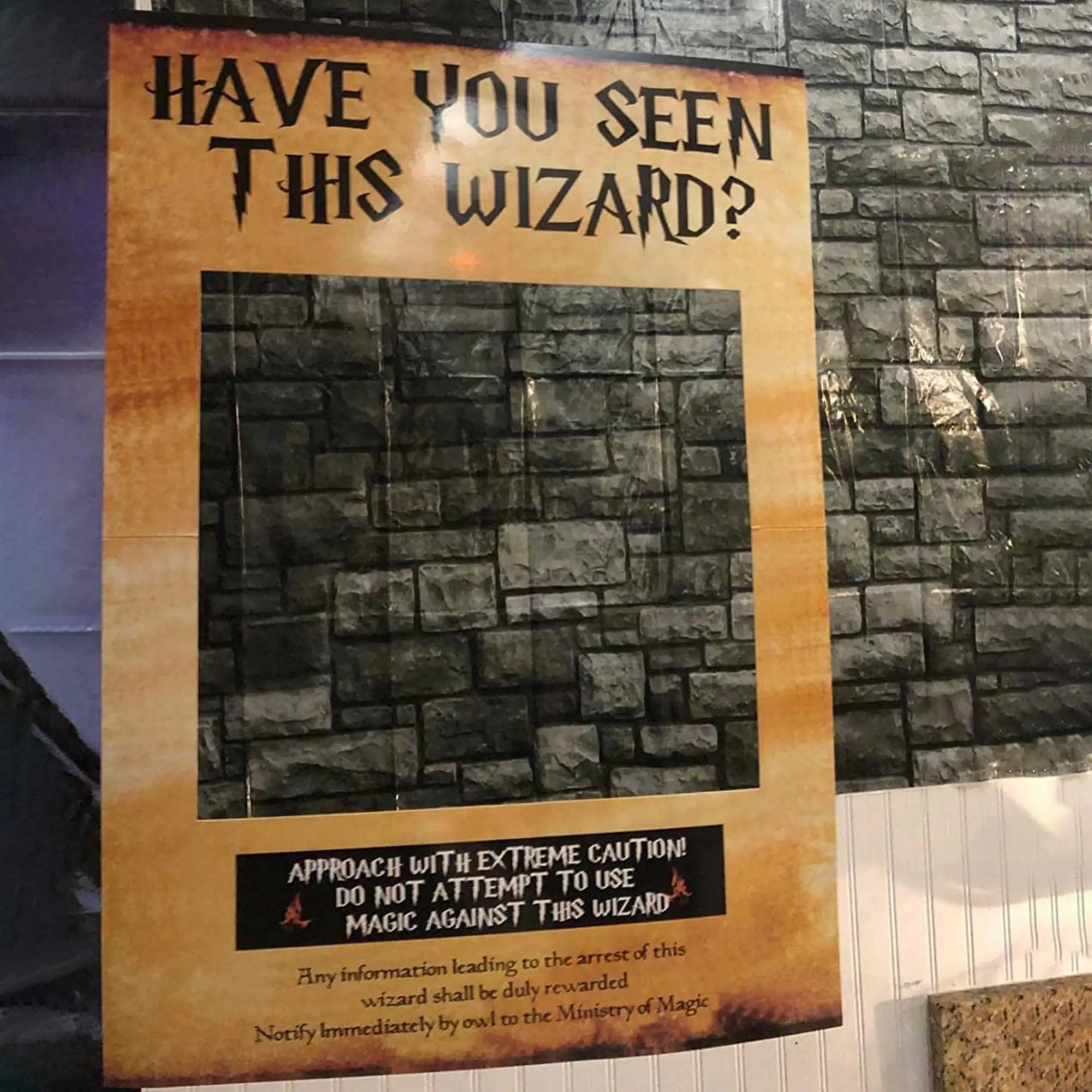 LaVenty Have You Seen This Wizard Photo Booth Prop Wizard Inspired Photo Booth Frame Wizard Birthday Party Photo Booth Props