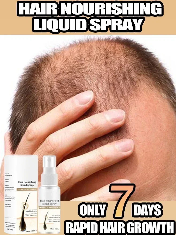 

Ginger Hair Growth Spray Promote Fast Hair Root Regrowth Serum Prevent Hereditary Baldness Anti Hair Loss Care for Men Women