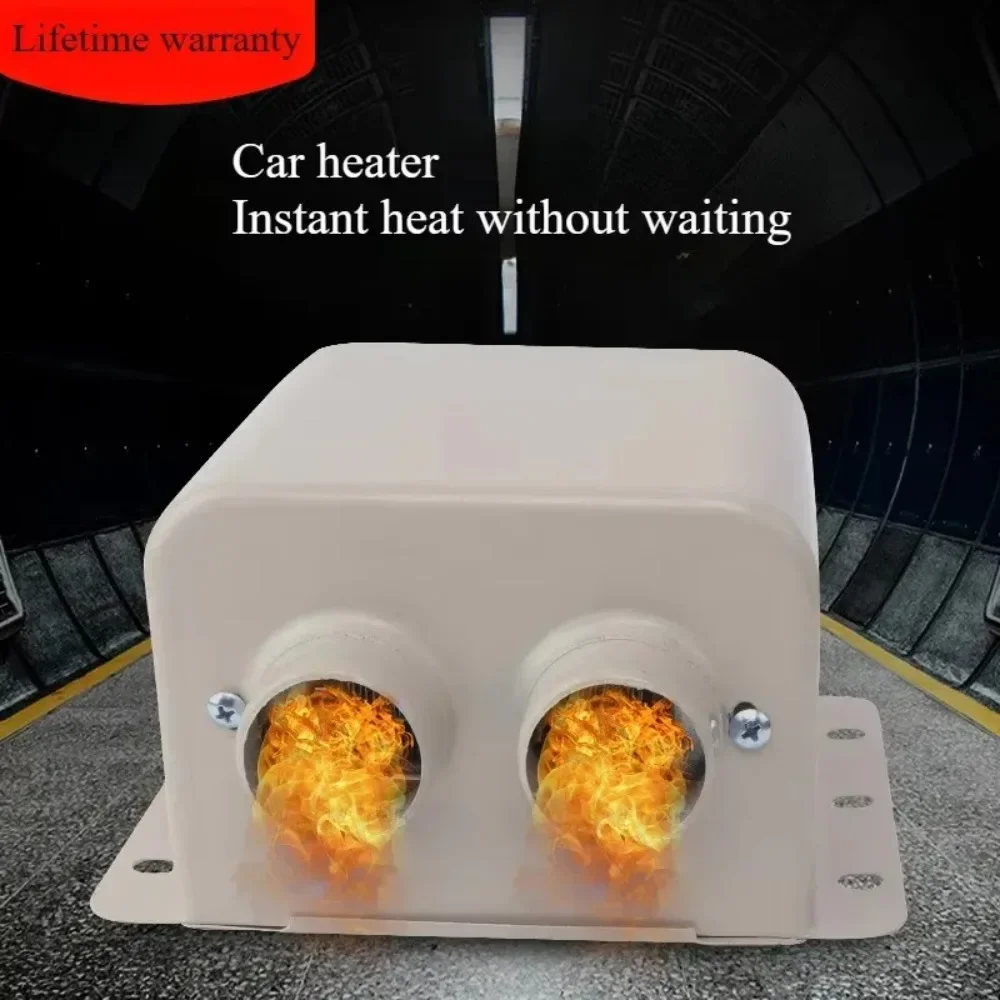 1 Pcs Car Heater 12V/24V 600W/800W Fast Heating Windshield Defroster Demister Winter Heating Fan For Car Trucks Window Defogger