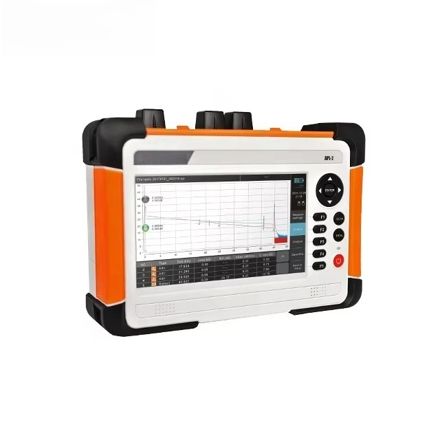 OTDR Multi-Touch Screen SM MM Max.45dB 5 Wavelength Platform OTDR OLS VFL OPM Functions OTDR