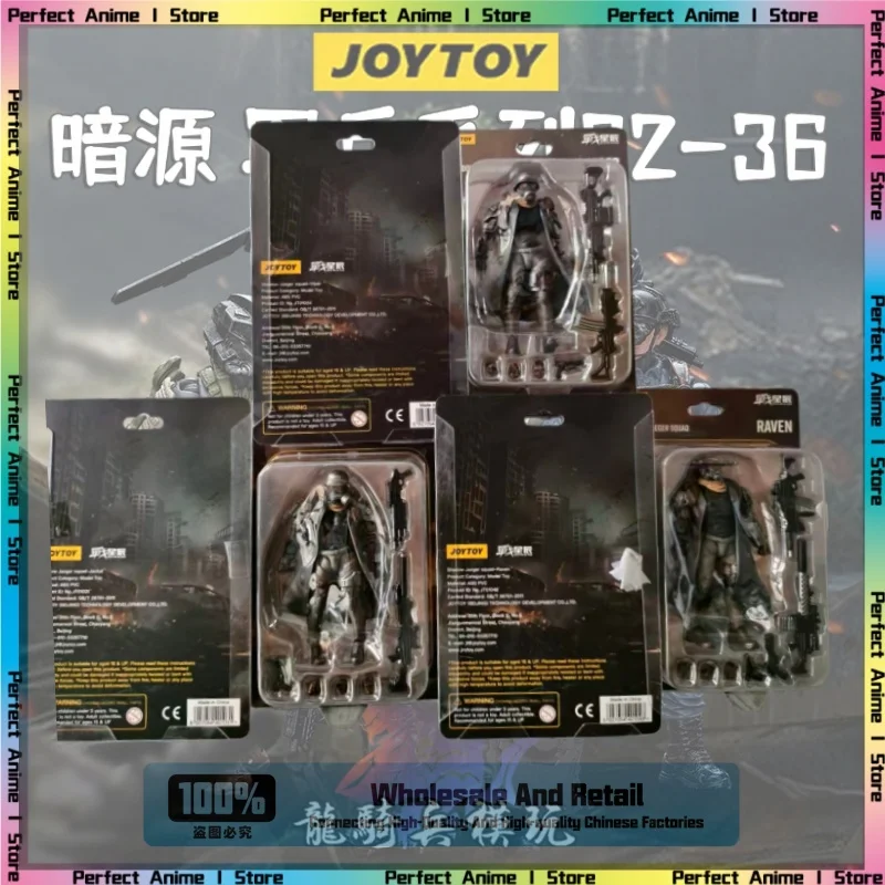 

JOYTOY Dark Source, War Star 3.75 Inch Shadow Hunter Squad 1:18 Articular Movable Soldier Model Figure