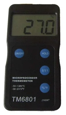 

Handheld Contact Electronic Digital Thermometer Temperature Meter Probe Portable TM-6801