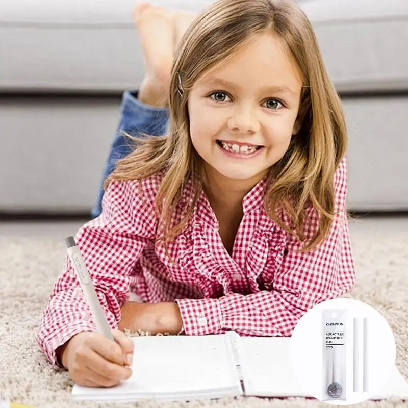 Pen-Style Erasers Eraser For Pencil Writing Easy To Hold And Operate Easy To Hold And Operate Erases With Precision Clean For