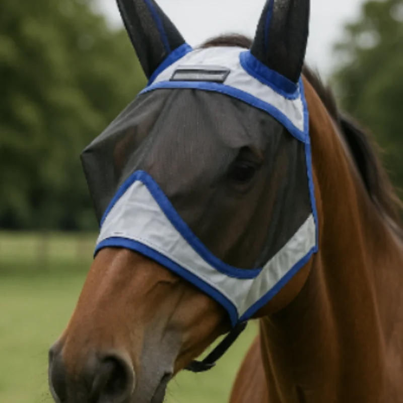 

Товары для ухода за лошадьми, маска для лица лошади, защитная маска для лица лошади, маска для защиты от комаров и насекомых, маска для лица лошади