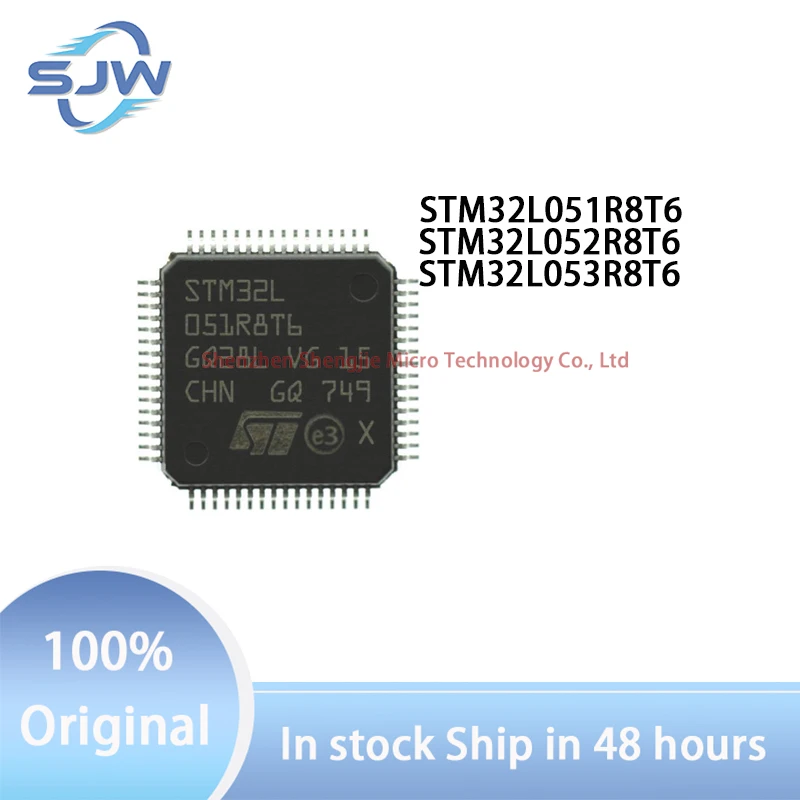 

STM32L051R8T6 STM32L052R8T6 STM32L053R8T6 encapsulation LQFP-64 32-bit microcontroller chip