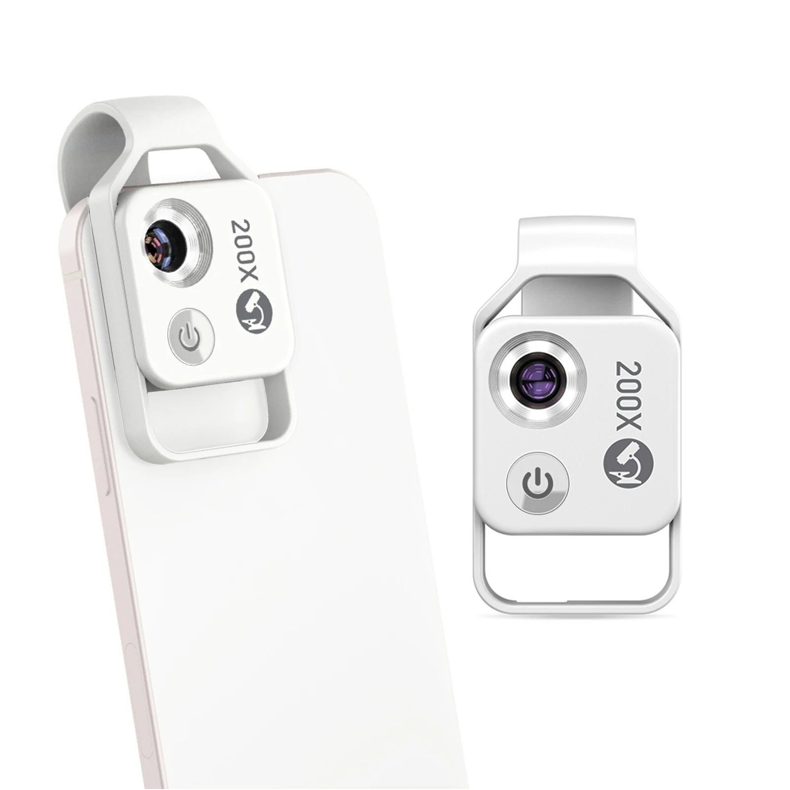 APEXEL MS002 200X Professionelles Telefonmikroskopobjektiv mit universellem Telefonclip für