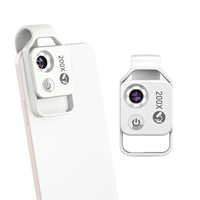 APEXEL MS002 200X Professional Phone Microscope Lens with Universal Phone Clip for Plant Insect Hair Skin Observation Jewelry