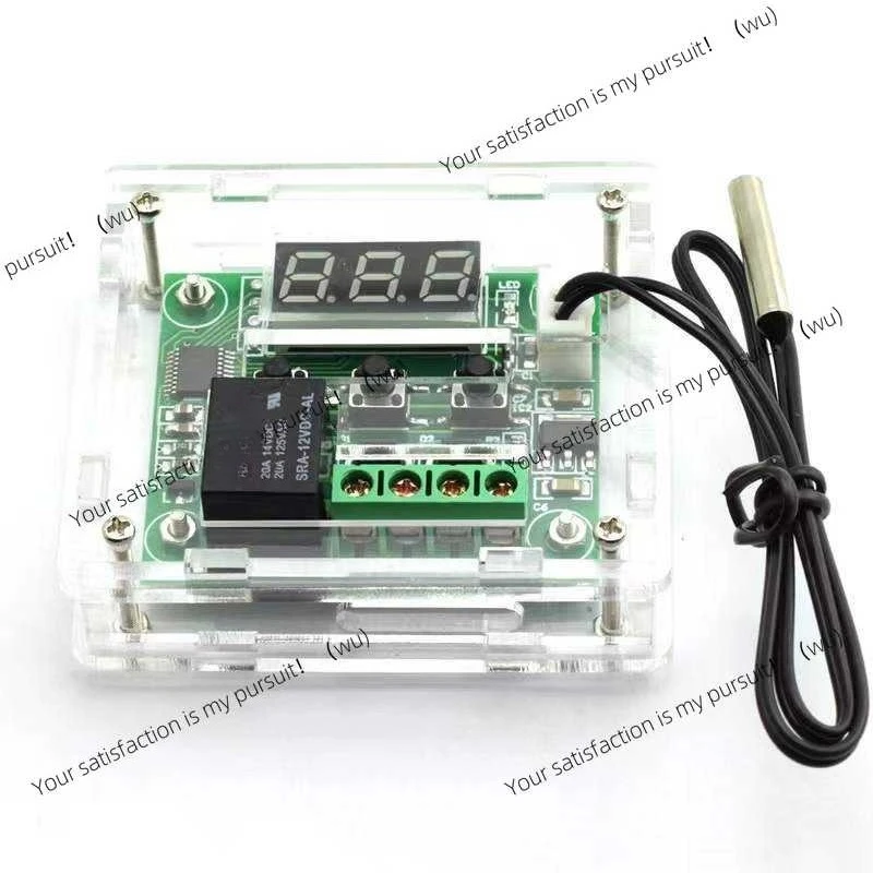 12V Temperature Controller Module with Case XH W1209 LED Display Digital Thermostat Module Waterproof NTC Probe -50~110℃