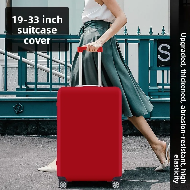 

Красный чехол для багажа, защитный чехол для ручной клади, устойчивый к царапинам и износу, для путешествий и транспортировки
