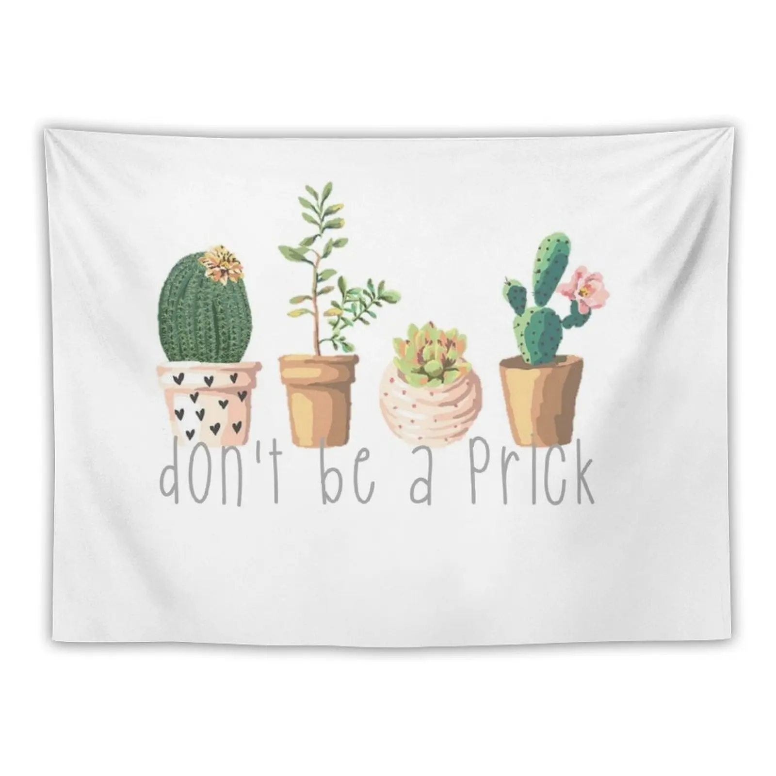 Dont Be a Prick Succulents Tapestry Home Supplies Decorative Paintings Tapestry