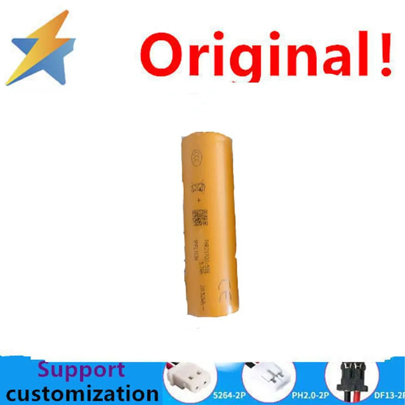 buy more will cheap Brand new genuine 3.7V polymer lithium rechargeable battery 21700 5800MAH flashlight equipment flat head