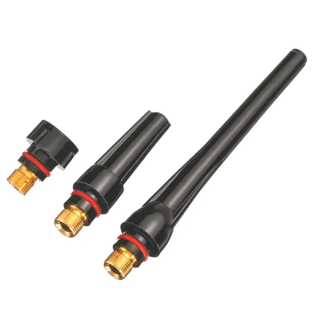 3Pcs Welding Torch Back Cap Set 57Y03/57Y04/57Y05 TIG Welding Torch Consumables Parts WP17/18/26 Welder Soldering Accessory