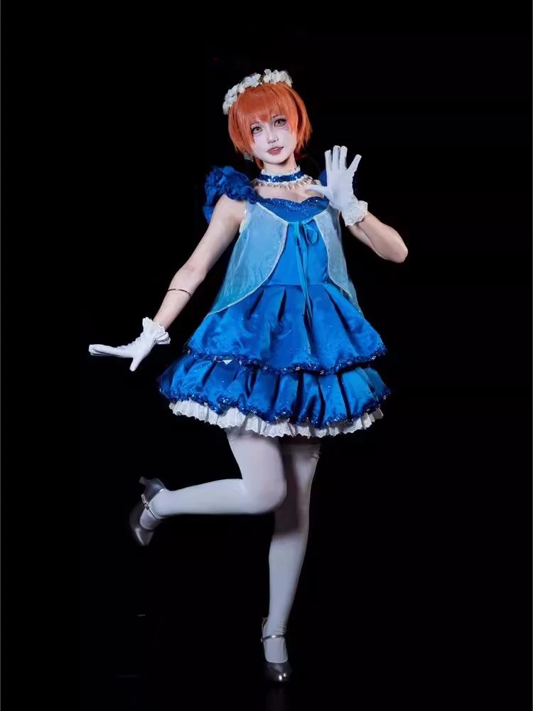 Sonoda Umi/Ellie/Rin Hoshizora Cosplay Dress Anime Lovelive Women Fashion Costume Role Play Halloween Party Suit 2024 New