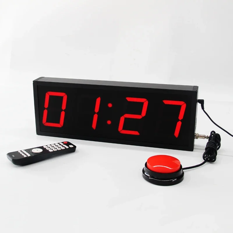 CHEETIE CP18 مؤقت تحدي كبير العد قابل للتعديل صعوبة LED 10 ثانية توقف ساعة لعبة الموقت #4