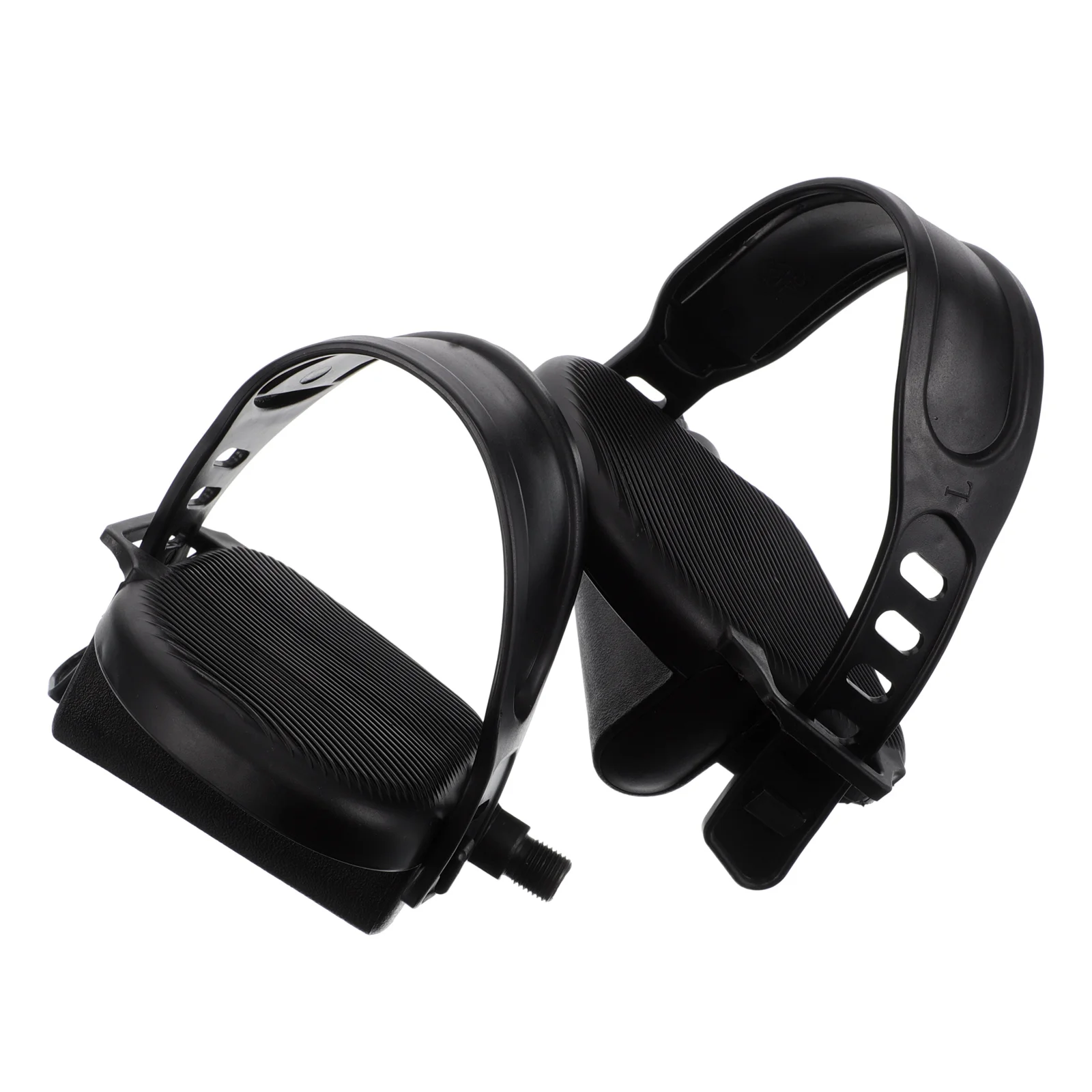 

1 Set Of Fitness Bike Pedals Universal Anti-Skid Stationary Bike Parts Adjustable Foot Pedal For Home Workout Cycling Exercise