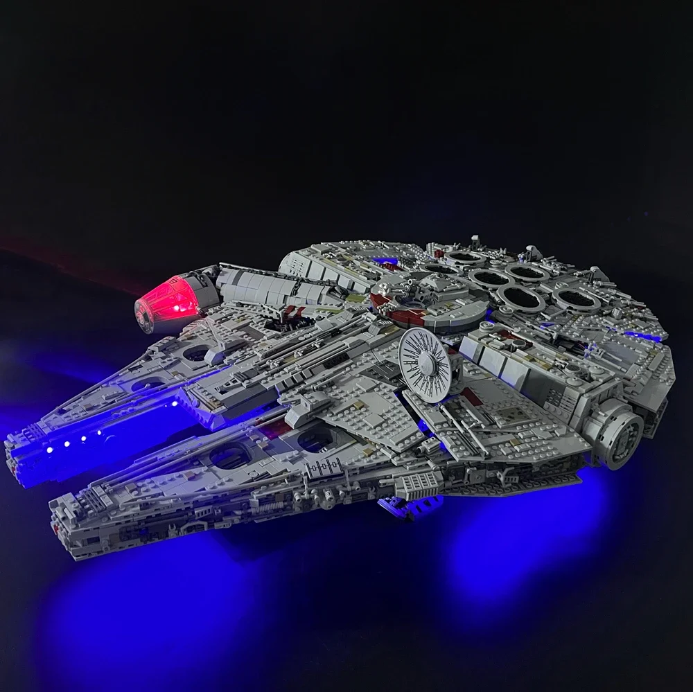 LED Light For Millennium Ship 75192 Building Blocks Remote Control Lamp (Not Include Building Blocks) Christmas Birthday Gift