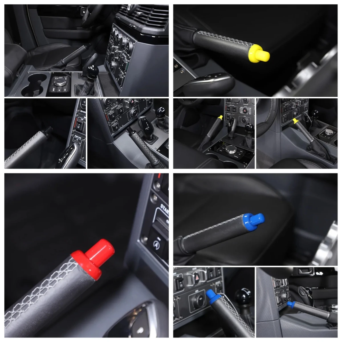 

For Ineos Grenadier 2022-25 ABS Black Car Handbrake hand Brake Button Cover Trim Interior Car Interior modification Accessories