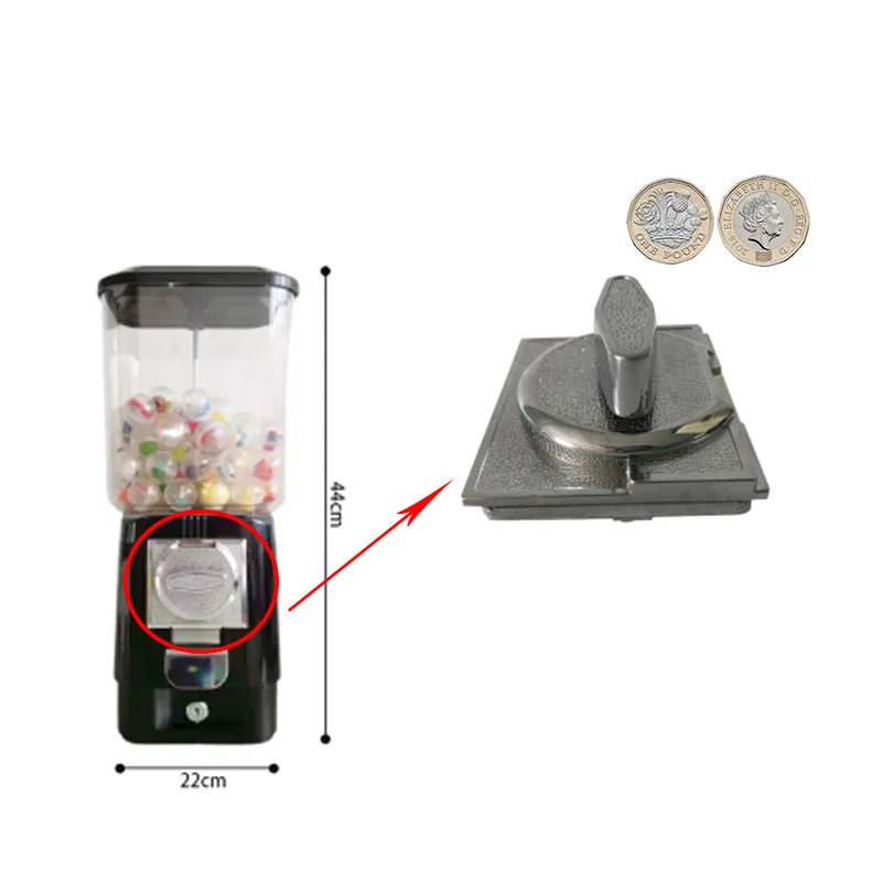 Game Disc/Mechanical Coin Acceptor Selector Mechanism