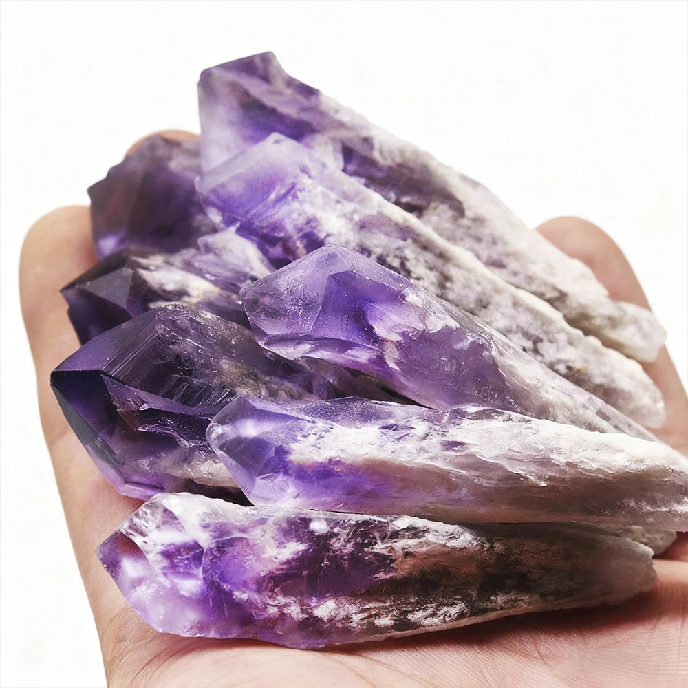 Random 3Pcs Natural Amethyst C - Home Decor Modern Organic recension och pris