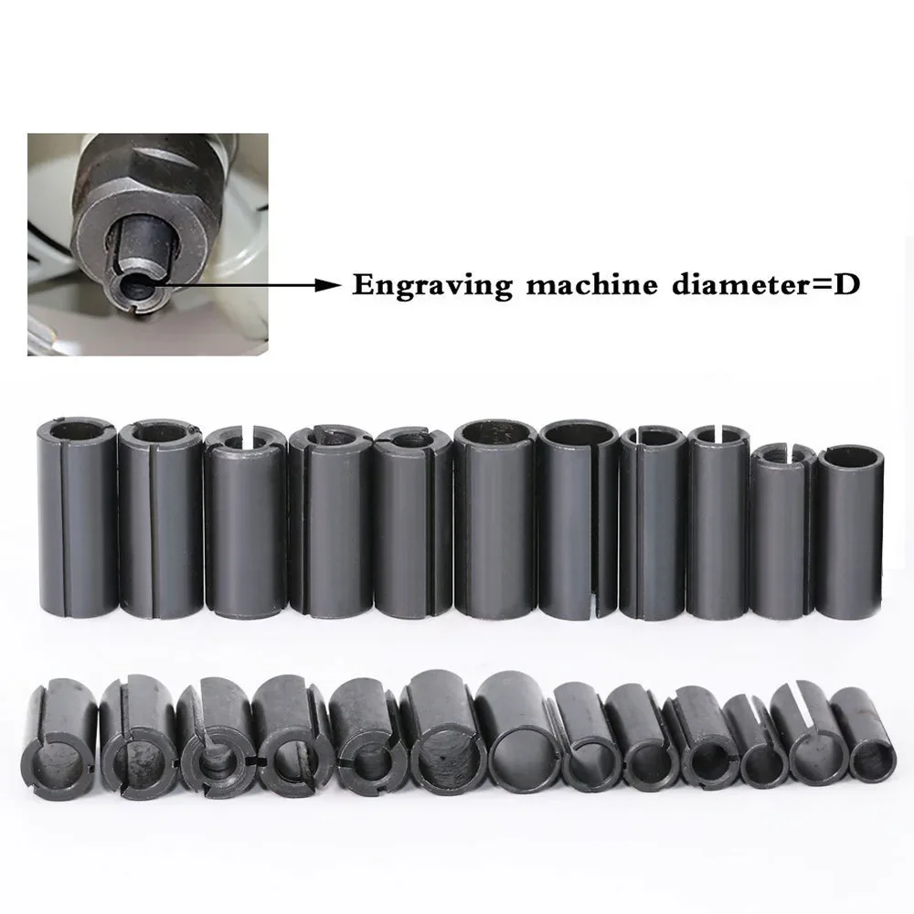 13pcs Router Bit Adapter Collet CNC Milling Cutter Precision Chuck End Mill Adapter Machine Tool Holder