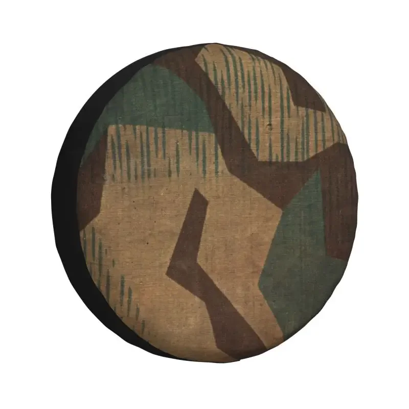 Splintertarn German Camouflage Spare Tire Cover for Honda CRV Military Army Tactical Camo 4WD 4x4 RV Car Wheel Protector