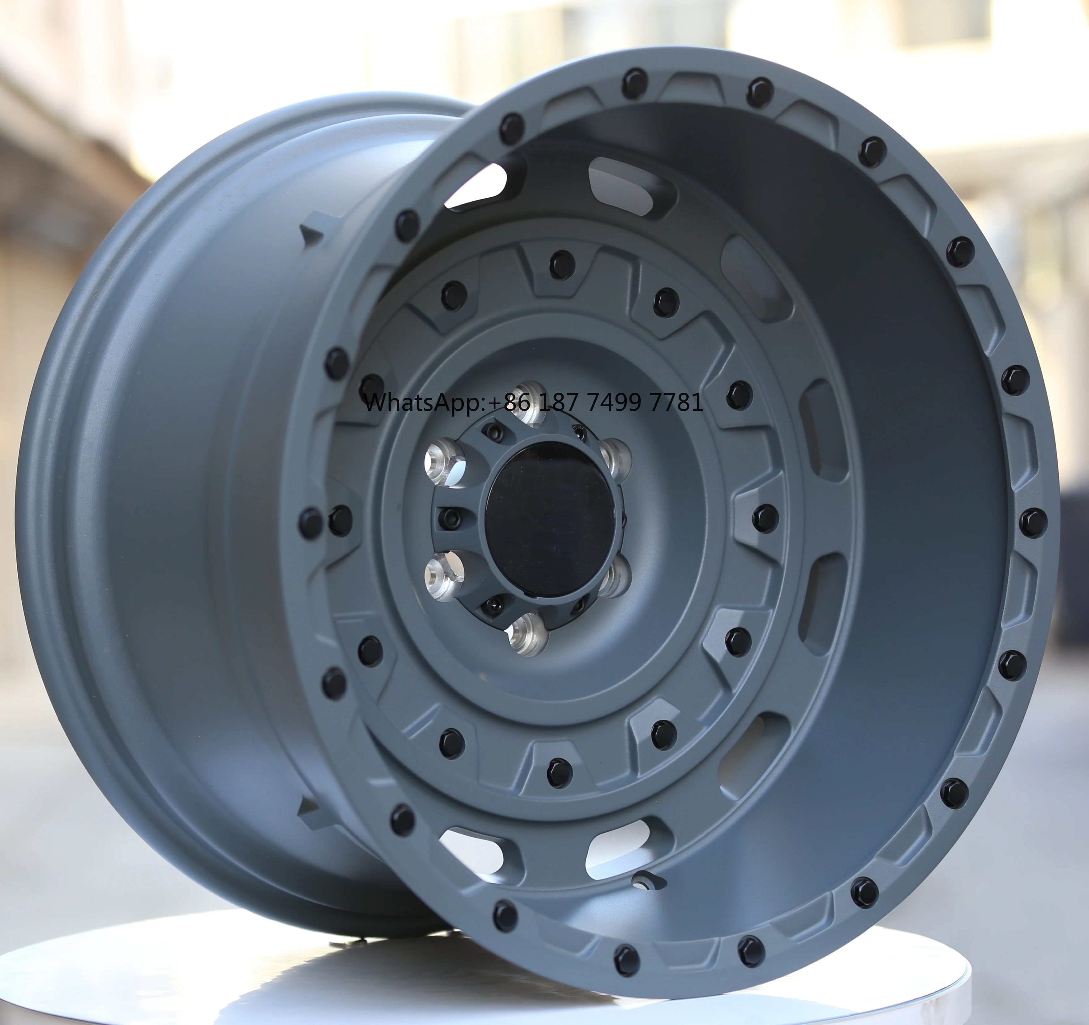 

Raptor Ranger 17-20 Inch Off-Road Modification Wheels for SUV & Pickup Trucks for .Hilux FJ for Hummer Durable Black