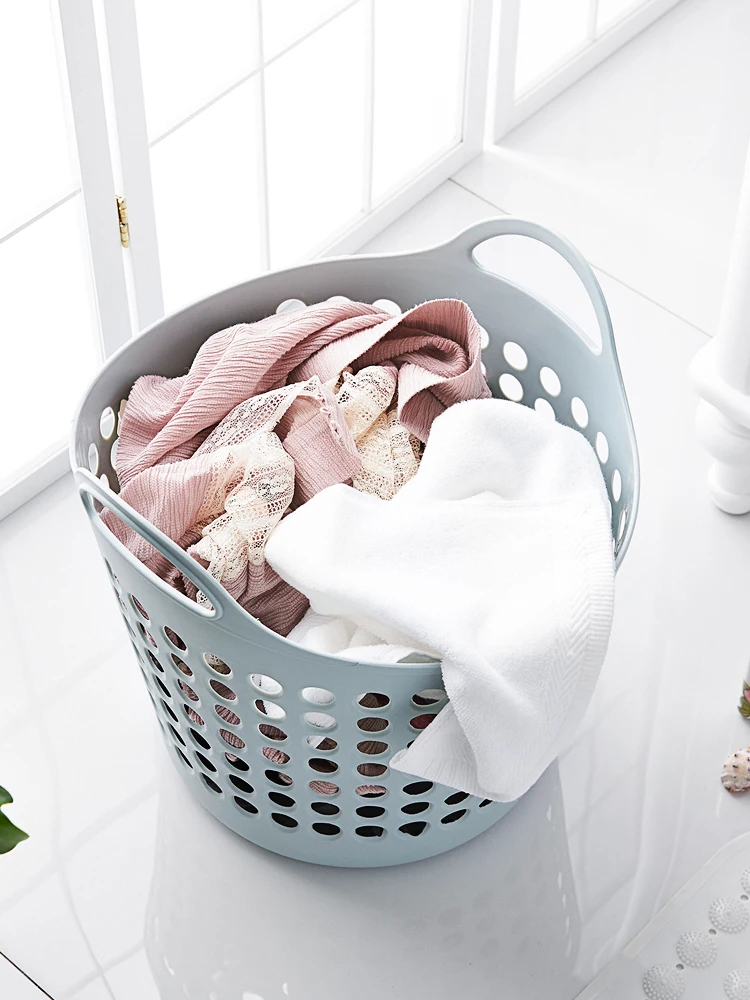 Large plastic laundry basket toilet dirty clothes receive a laundry basket toy sundry receive basket of laundry basket