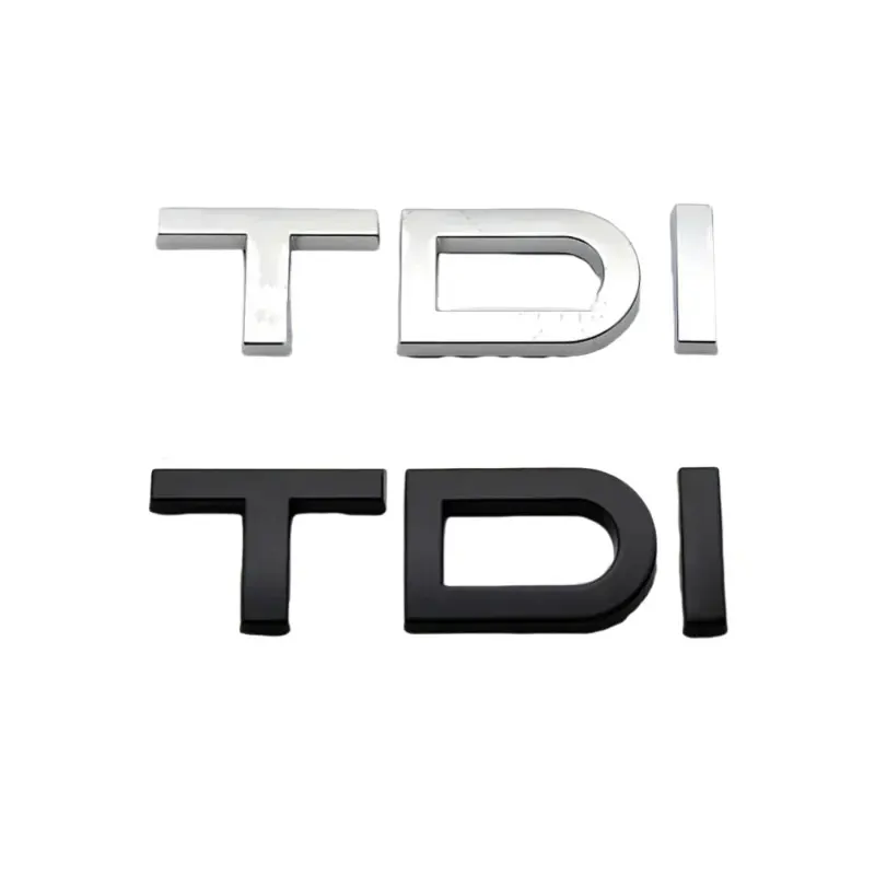ثلاثية الأبعاد ABS رسائل شعار TFSI TDI سيارة الخلفي الجذع ملصق شعار شارة الشارات ل A3 A4 A5 A6 A7 A8 Q2 Q3 Q5 Q7 اكسسوارات #3
