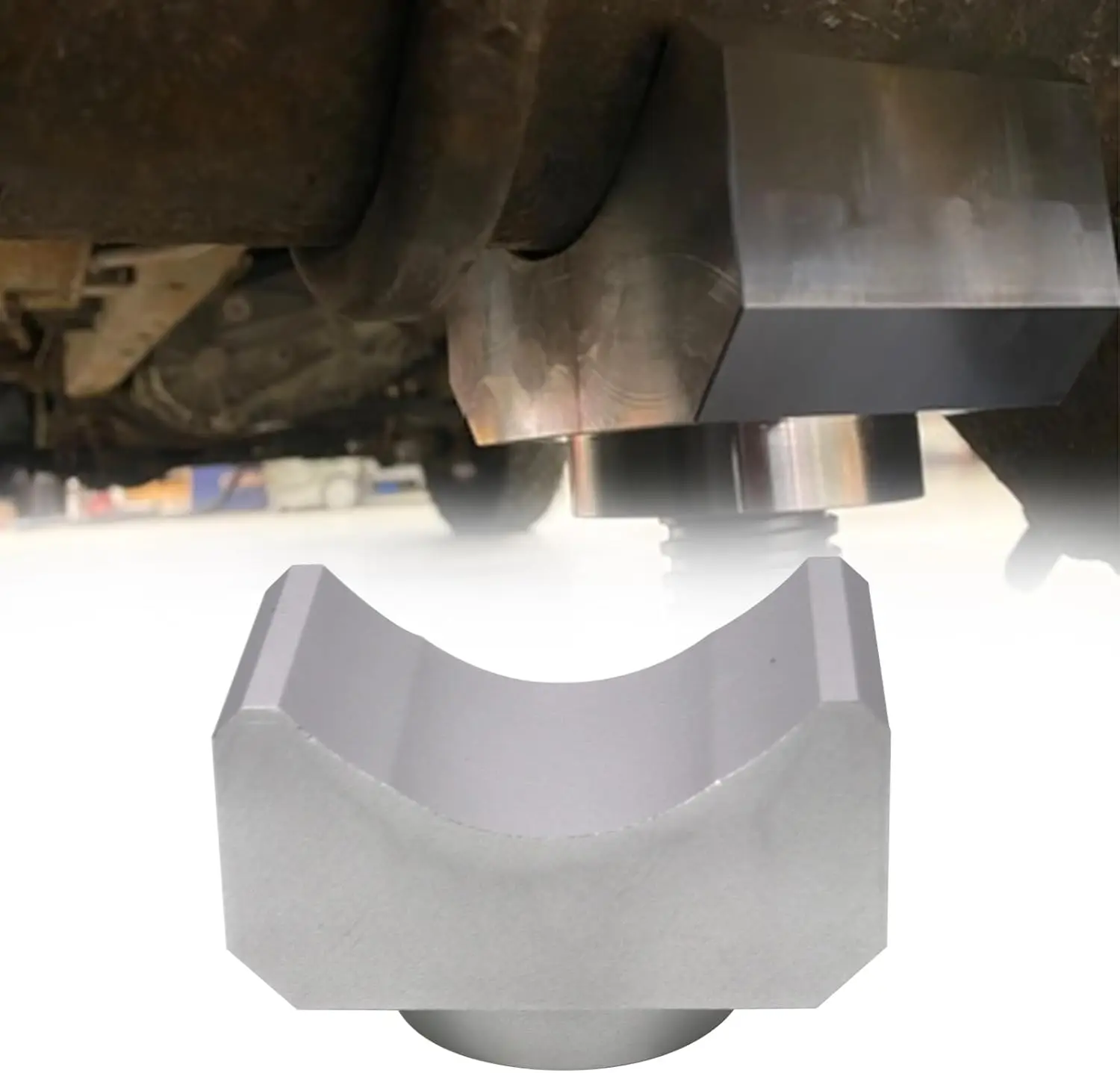 

Адаптер седла подъемной оси, совместимый с гидравлическим домкратом Домкрат для бутылок Напольный домкрат Серебристый