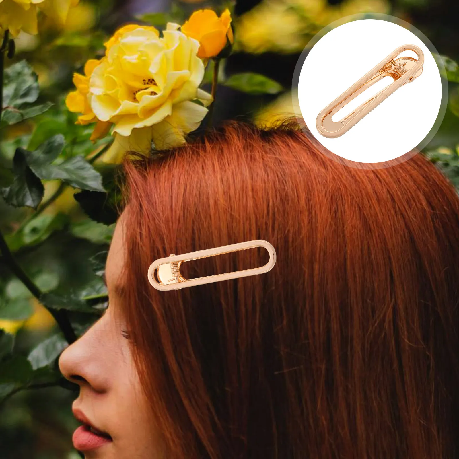 50Pcs Hairdressing Hair Clips Hollow Gold DIY Hairpins Iron Crafts Accessories Salon Styling Barrettes Hair Barrettes