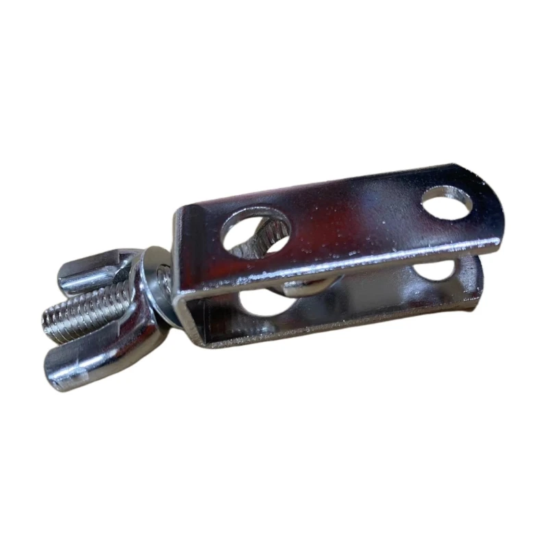Adjustable Drum Mount Clamp Metal Hardware Bracket with Threaded Screw Structure for Rehearsal Room Positioning and Stage 69HD