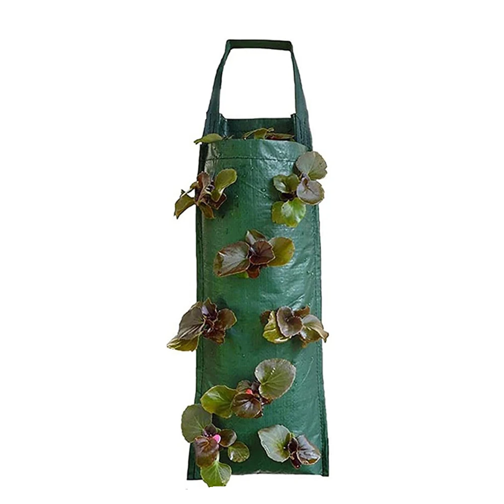 1pc Grow Bag Hanging Strawberry Grow Bag Upside Down Grow Bag Tomato Potato Vegetable Plant 60*25cm Garden Supplies Accessories