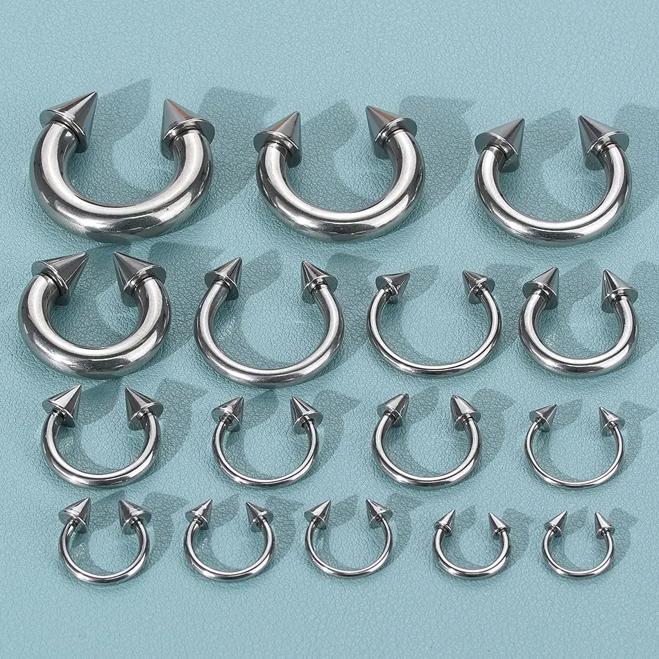 1 szt. Pierścień podkowy ze st – Body Jewelry Ear Gauges recenzja i cena