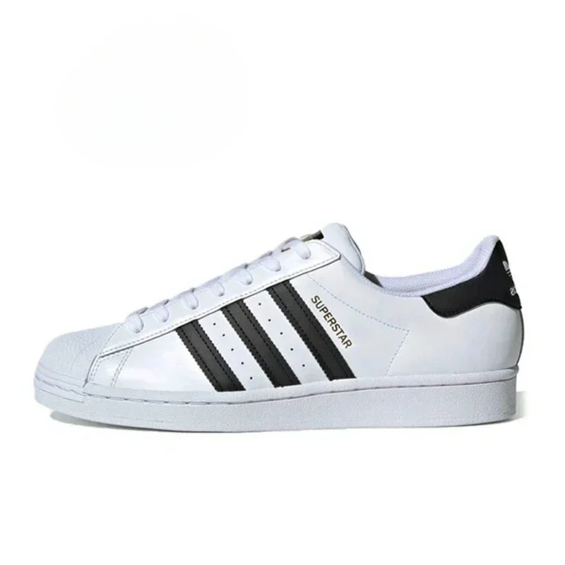 

Adidas Originals Superstar Мужчины Женщины Модные повседневные туфли для скейтборда Черно-белые уличные кроссовки унисекс
