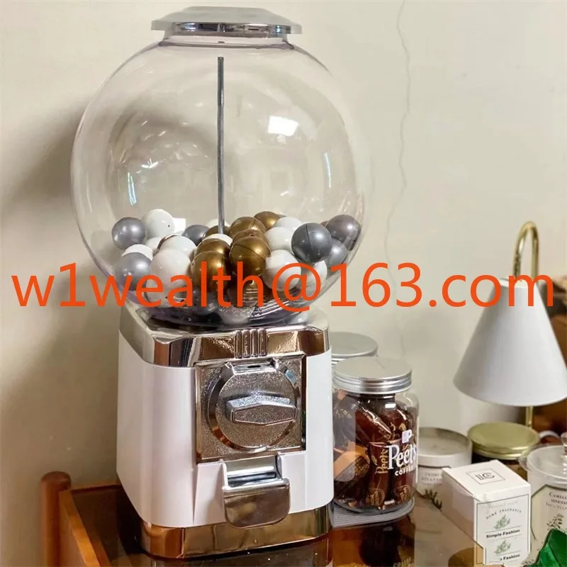 Desktop lottery large egg twisting machine commercial props coffee capsule blind box twisting egg elastic ball annual lottery