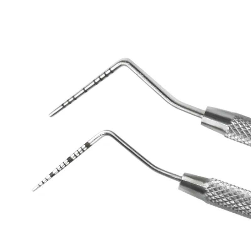 歯科用歯周プローブ 歯科医による歯のクリーニング根管治療用のスケール付き歯内療法機器