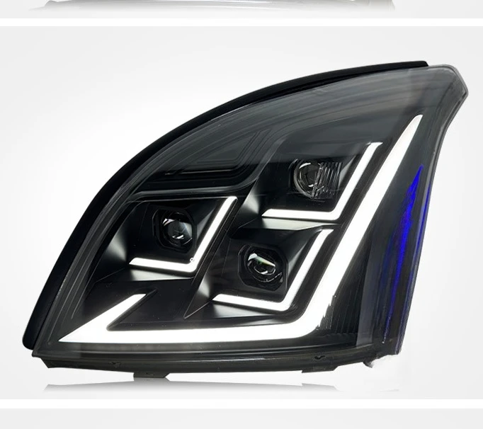 

Light Emitting Diode Headlight Projector 3 Lens 2003-2009 Headlights Drl Signal Car Accessories Lights